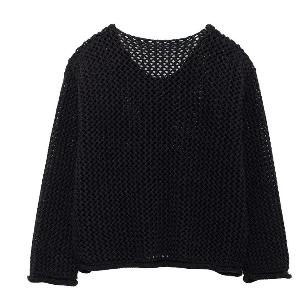 Women Autumn Pockets Metal Buttons Knit Sweaters Fashion Retro Elegant Cardigans