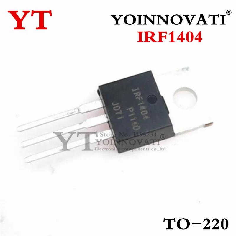 10 sztuk IRF1404PBF IRF1404 MOSFET N-CH 40V 202A TO-220AB