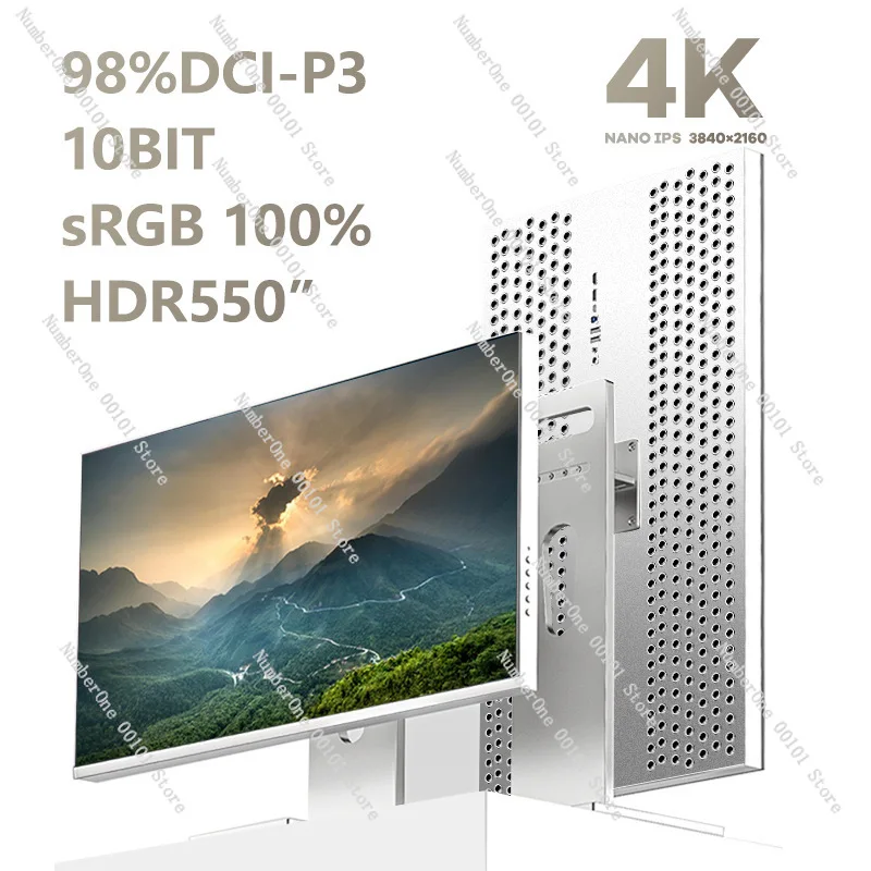 27-Inch 4K monitor IPS professional designer screen aluminum alloy body MAC external screen