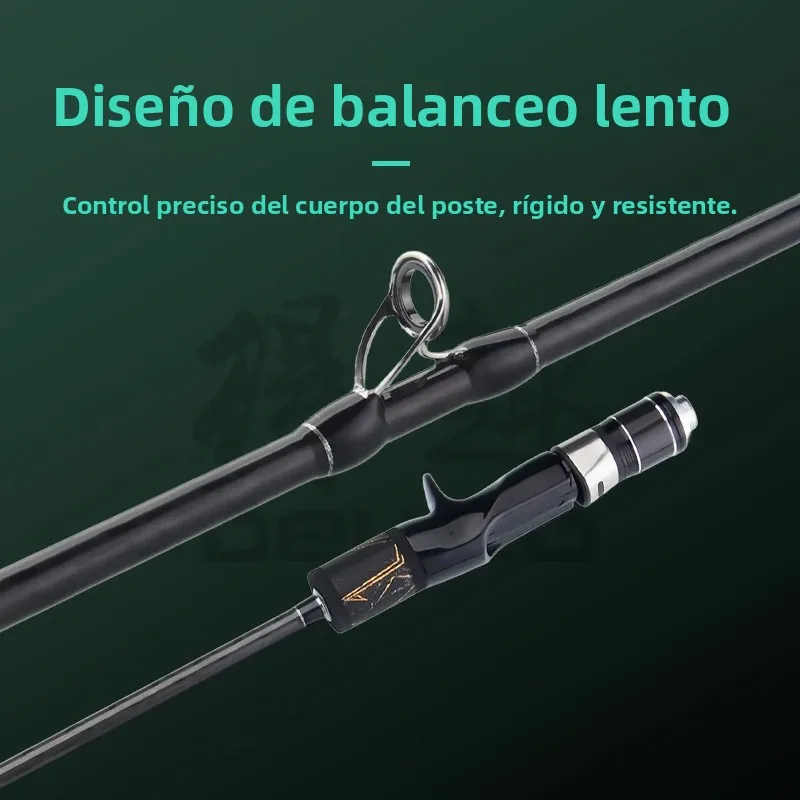 Caña slow jig DEUKIO – Guías Fuji O y carbono ultraligero - imagen 5
