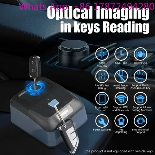 Genuine Key Reader Blade Skimmer Key Bitting Identification