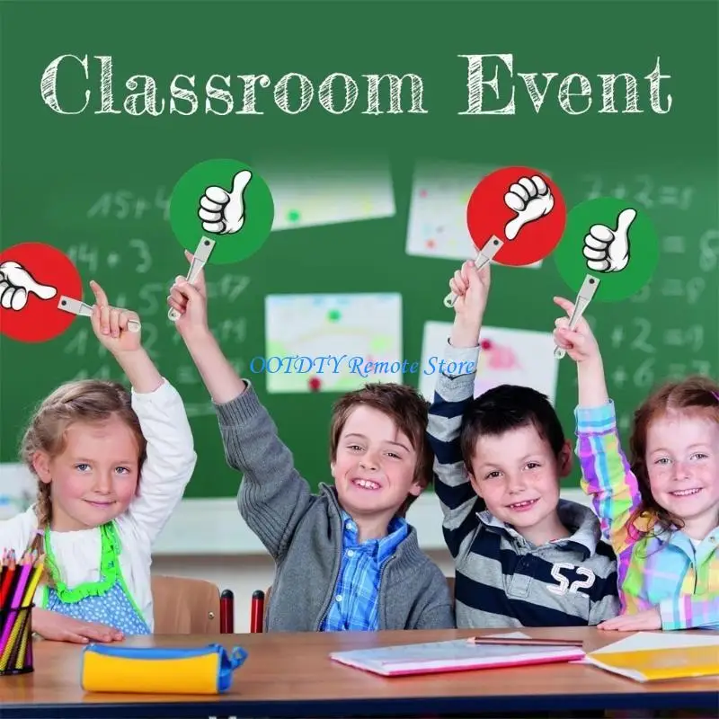 

10 шт./компл. весло для настройки большого пальца вверх и вниз для класса, весло «да» или «нет», истинное ложное весло для