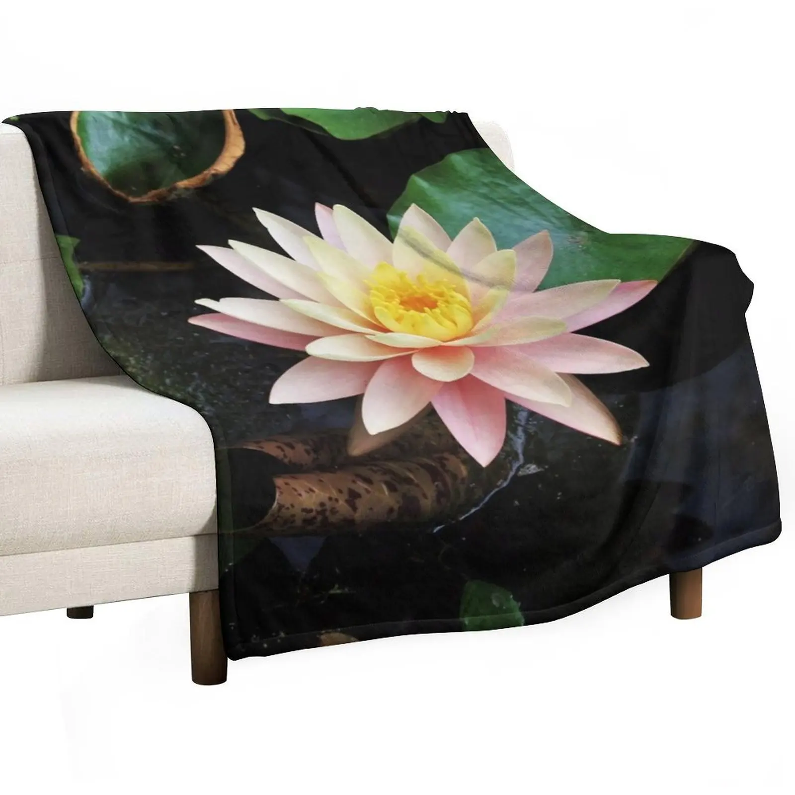 

Water Lily 2 Throw Blanket Quilt cosplay anime Decorative Sofas Blankets