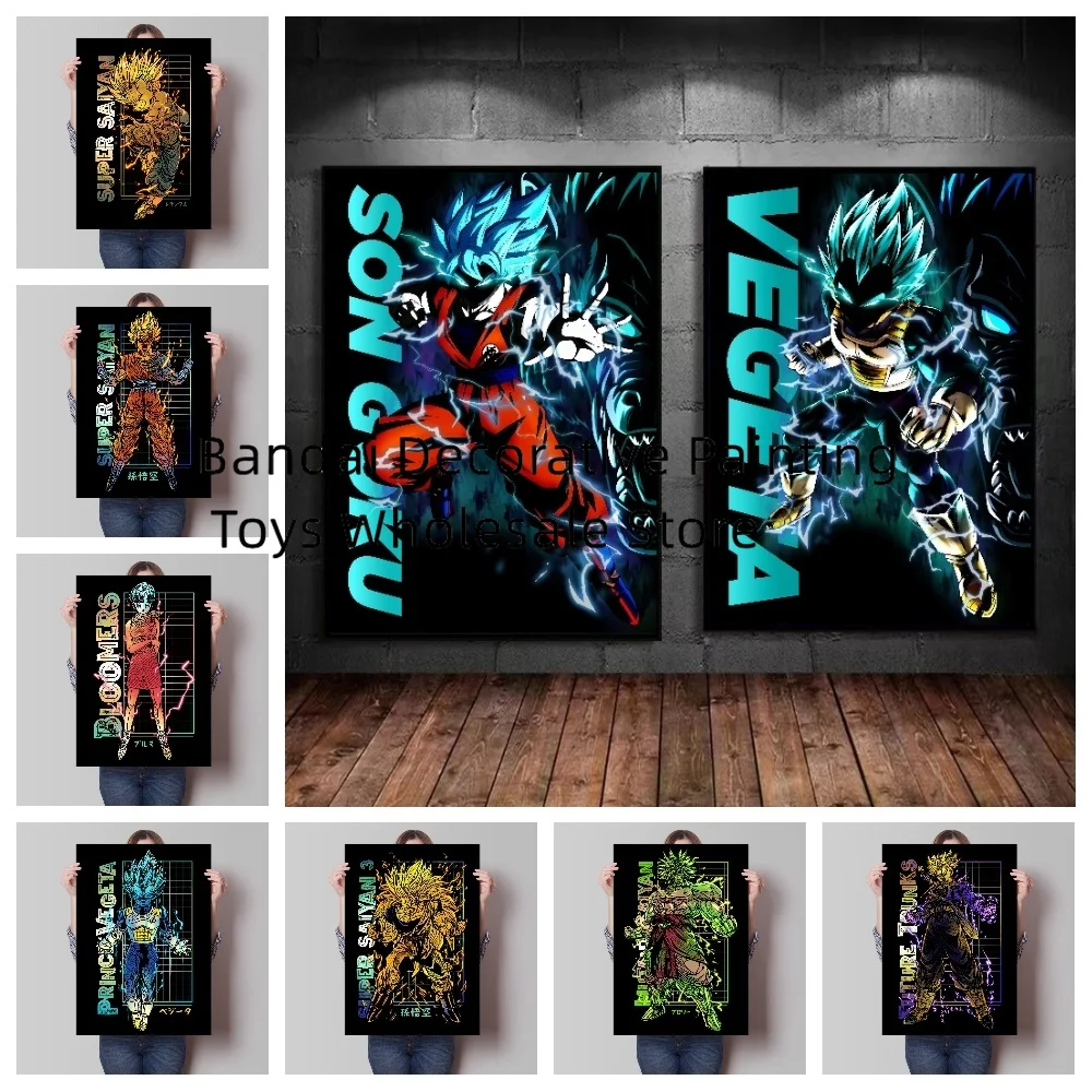 Anime Dragon Ball Poster Characters HD Print Canvas Painting No Frame Bandai Picture Living Kids Room Wall Art Home Decor Gifts