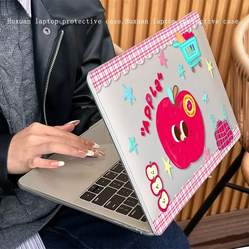 Cartoon Graffiti Transparent Case for Macbook Air 13.6 M5 M1 Pro 14 M4 Air 15.3 13 M3 15 M2 Mac Cover A3113A2681 A2442 A2941 Neo