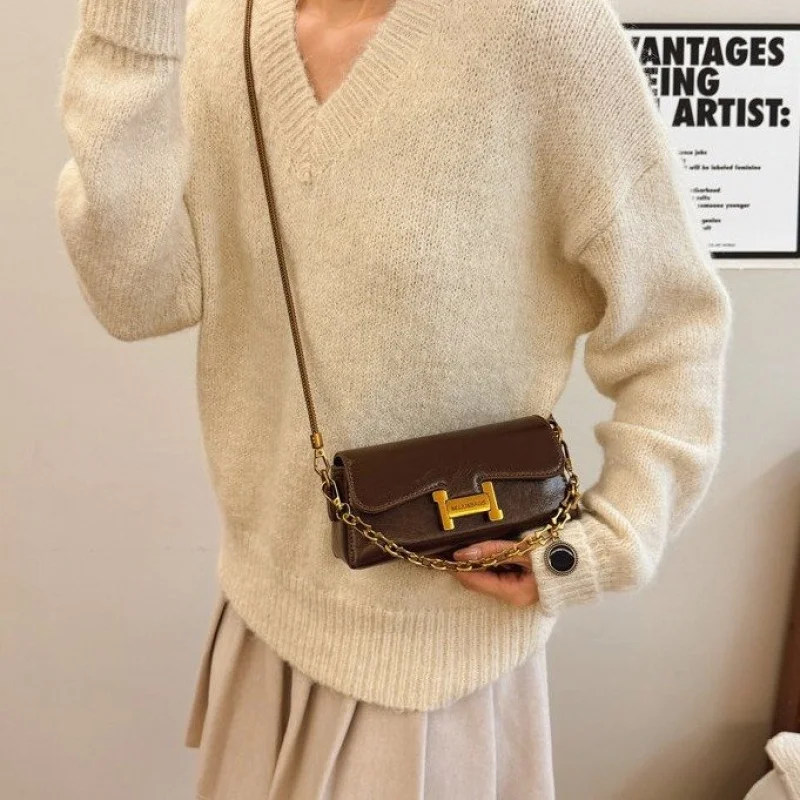 

Женская сумка-мессенджер из тонкой кожи, повседневная простая винтажная и парижская высококачественная повседневная сумка ​