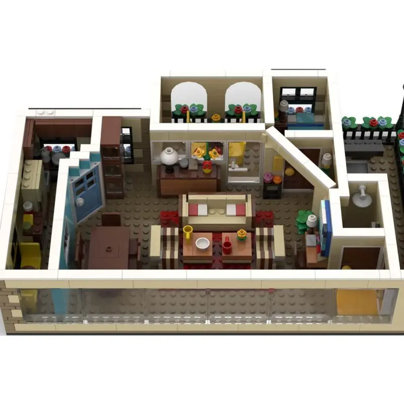 

Custom MOC-98776 Originally Licensed SitCom Suite – The Jeffersons 919 Parts+