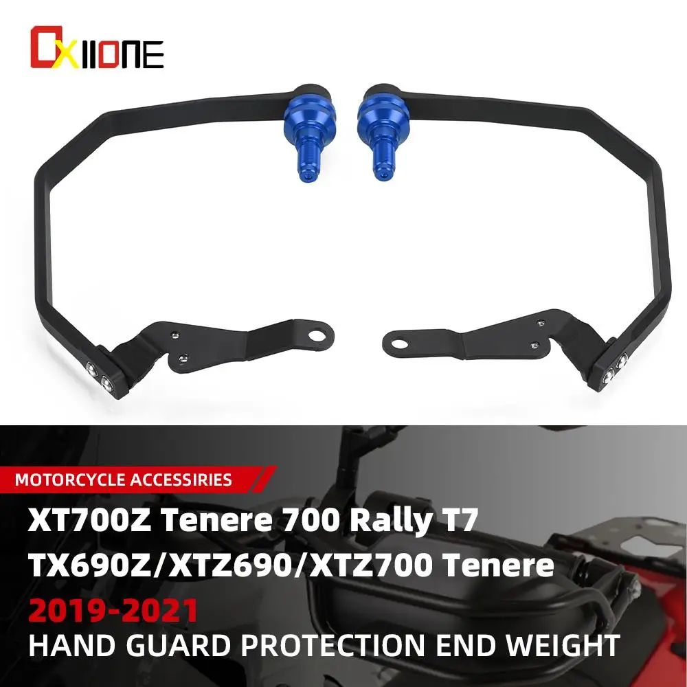 

TENERE 700 Motorcycle Handguard Handlebar Protection Bracket Handlebar End Weight Kits For YAMAHA Tenere700 Rally 2019 2020 2021