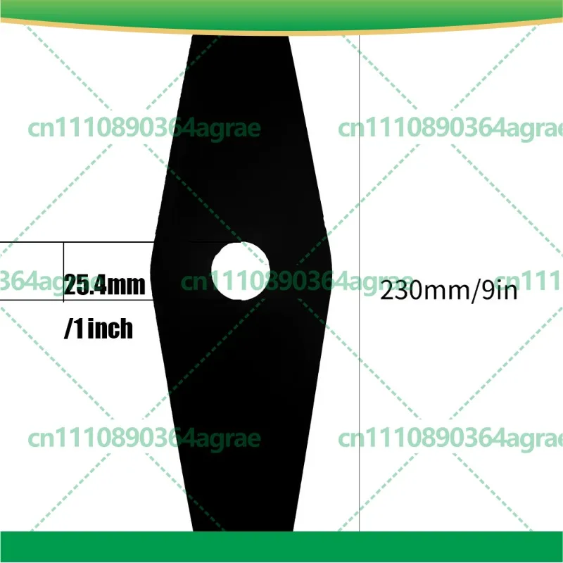 5pcs 9 Inch Thickened Manganese Steel Single Blade For Brush Cutter Chainsaw Garden Power Tool Accessories