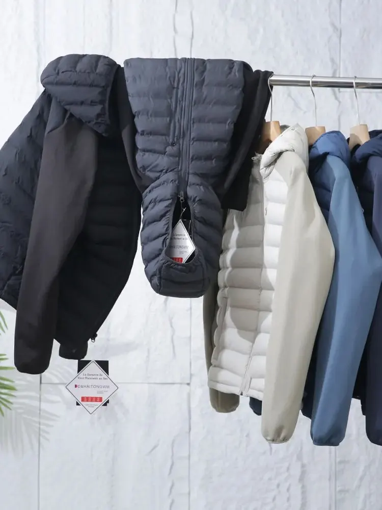 U Vervanging Lichtgewicht Outdoor Heren Katoen Jaet Zelfverwarmend Waterbestendig Technologisch Katoen Winddicht Warmte