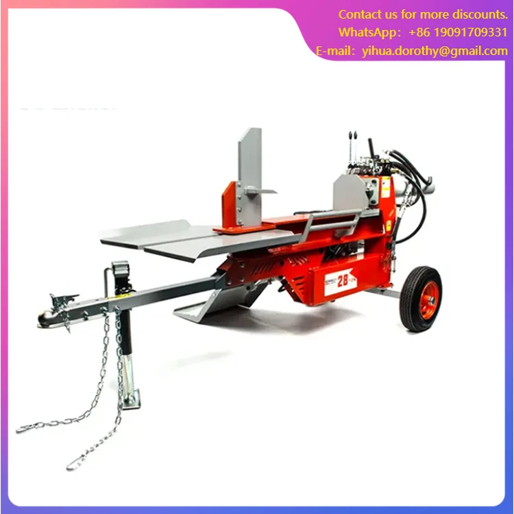 

28T Gaso line Мобильный дровокол Гидравлический дровокол Дрова для резки дров Разделительная машина 3-точечный дровокол