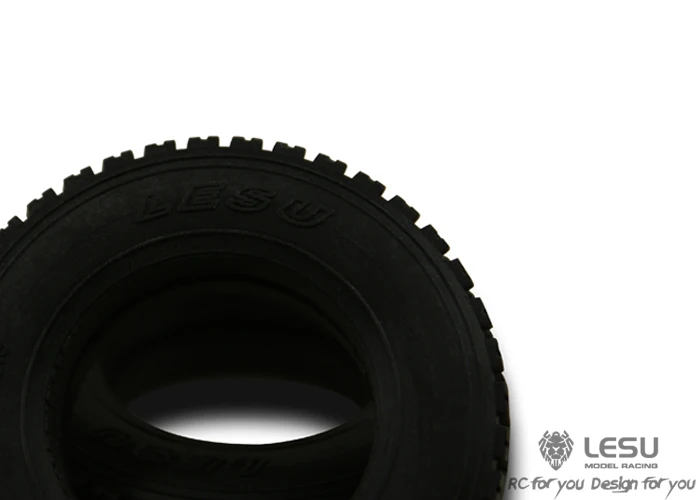 1/16 LKW-Traktor DIY Deutsches Bruder Modell 60002 mit Straßenschleppreifen und schmalem Spurabstand RC-Automodell LESU – Detail 3