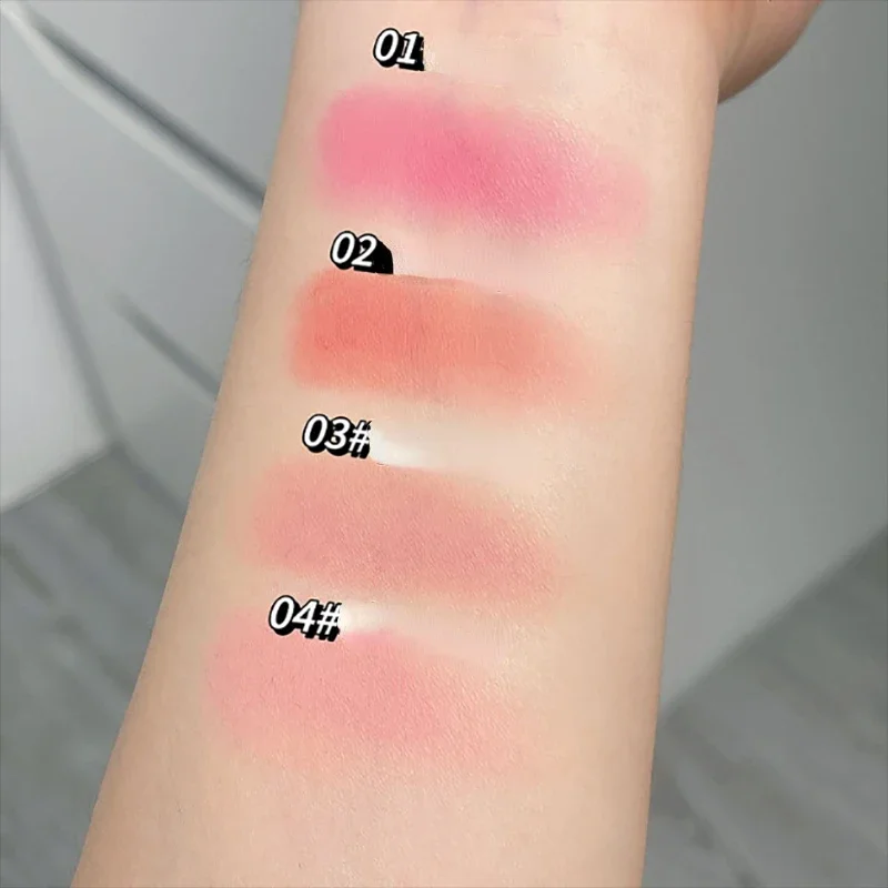 Pink Blusher Mud Palette Face Rouge Face Cream Concealer Foundation Powder Waterproof Lasting Peach Cheek Tint Blush Make Up