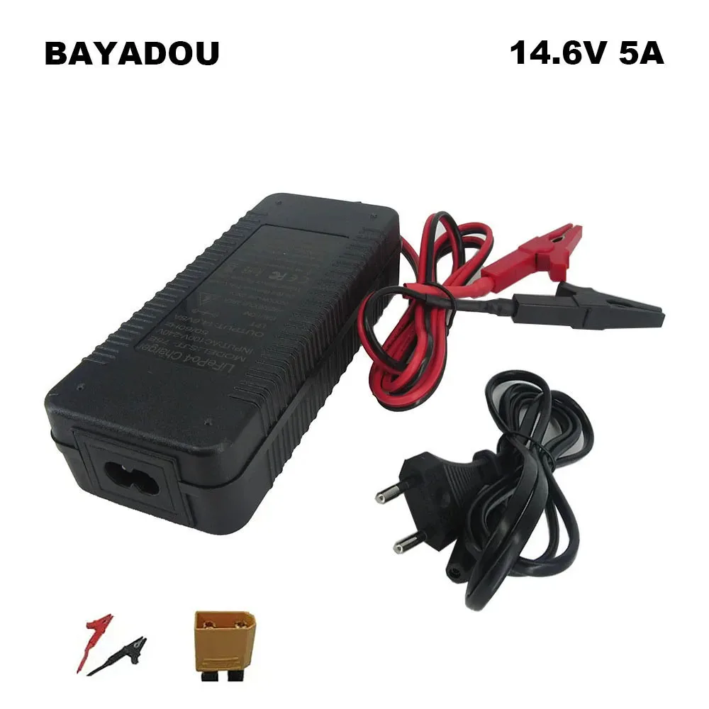 

12V 5A Lifepo4 Battery Charger 12.8V 14.6V 4S Iron Phosphate 18650 Power Supply System Solar Car LFP Energy Storage Charger
