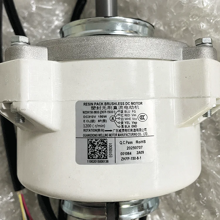 Accessori originali per sistema Hvac TLF Parti del sistema di climatizzazione Vrf WZDK150-38GS Motore elettrico DC senza spazzole in vendita