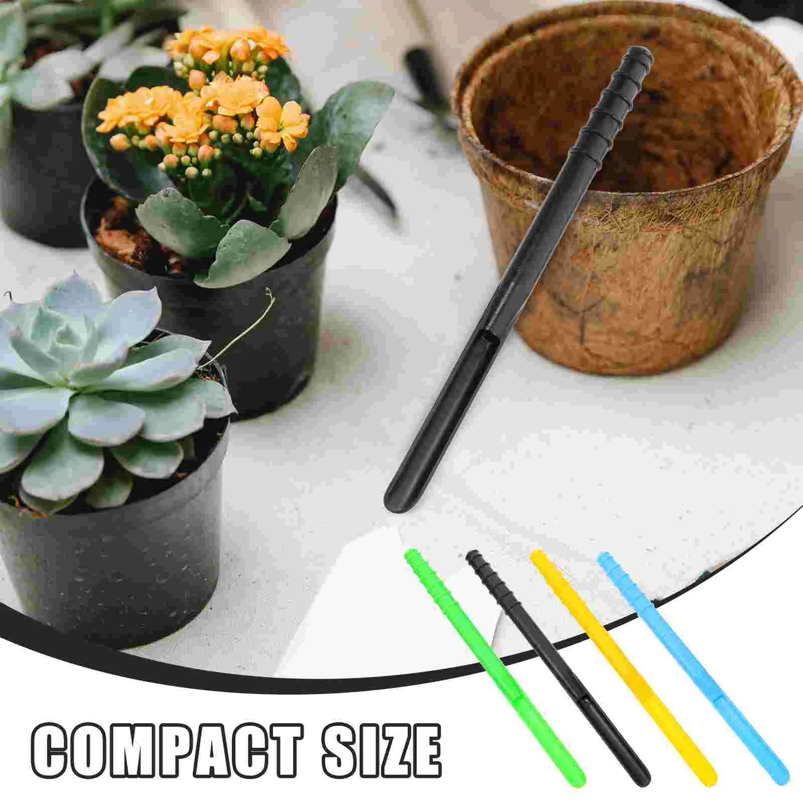 4pcs Multicolor Garden Hand Tools Trowel Bulb Planter Plastic Bonsai Child Lightweight Gardening Tool Set Planting Tools