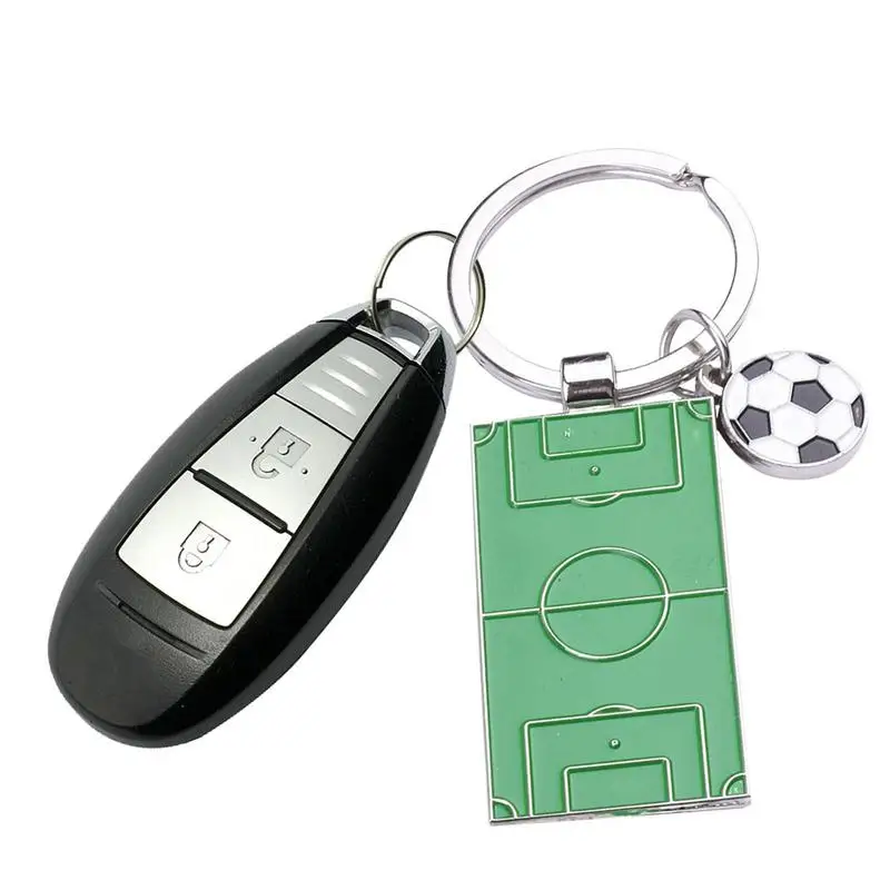 Soccer Ball Keychain Creative Soccer Shoe Keychain With Ball 2022 Football Match Gift For Soccer Fans & Friends Keychain For Car