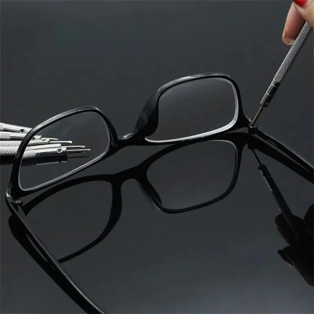 시계 안경 수리를위한 작은 0.8-1.6 강철 단일 스크루 드라이버 휴대용 손 도구 링크 핀이있는 밴드 제거 시계 제조 업체