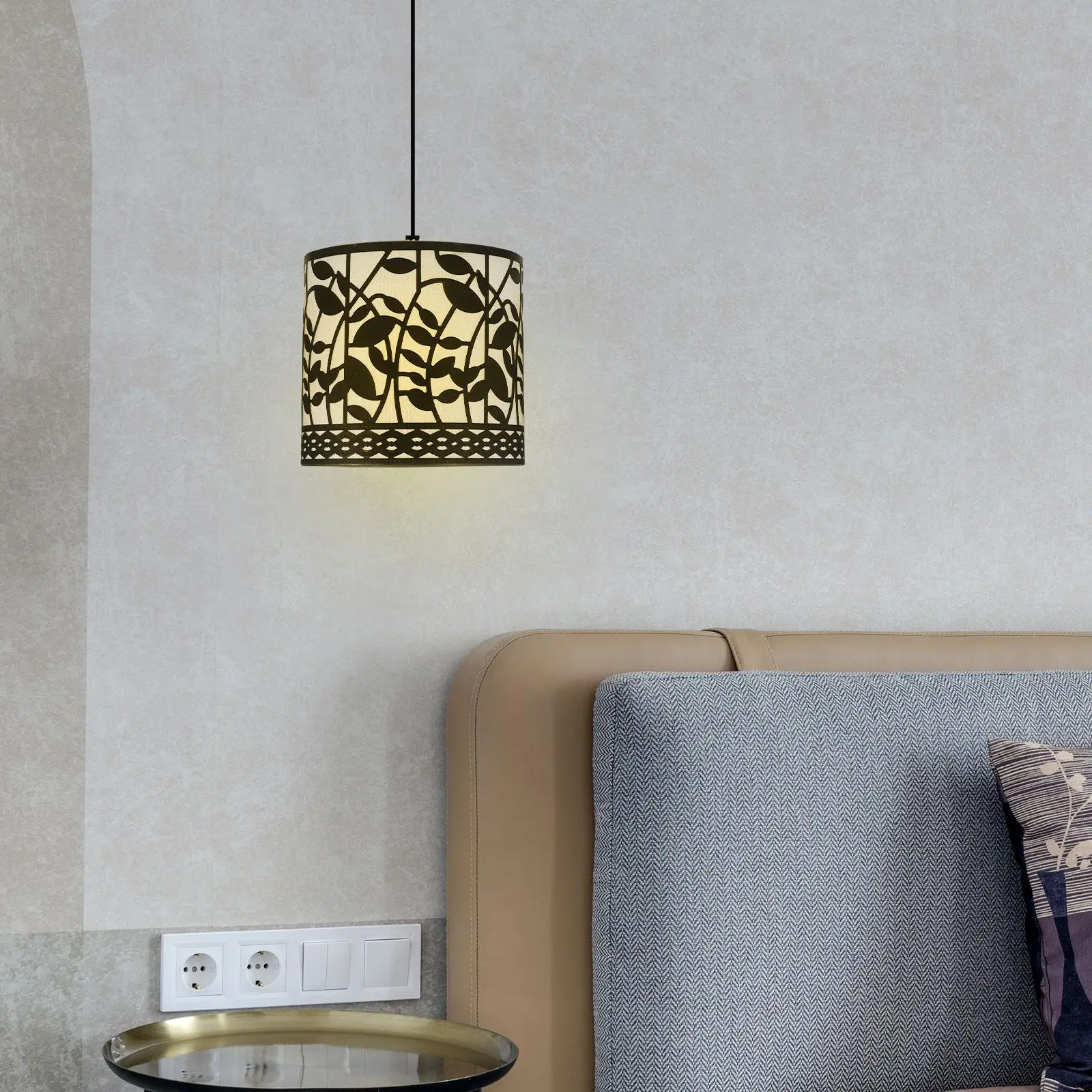 Sconce Bedroom Wrought Iron Lampshade Protector Home Ceiling Light Shades Table