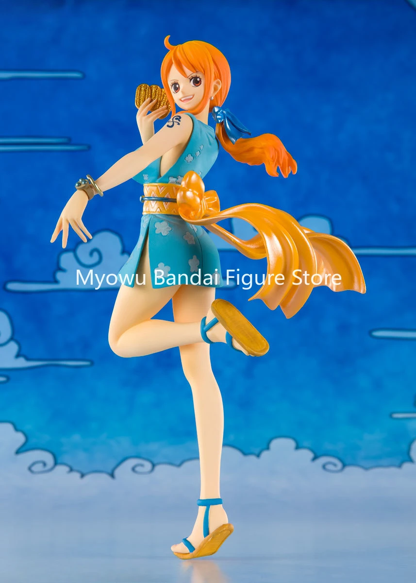 En Stock nuevo genuino Bandai Figuarts ZERO One Piece Nami (Namiko)-figura de animación modelo colección regalo