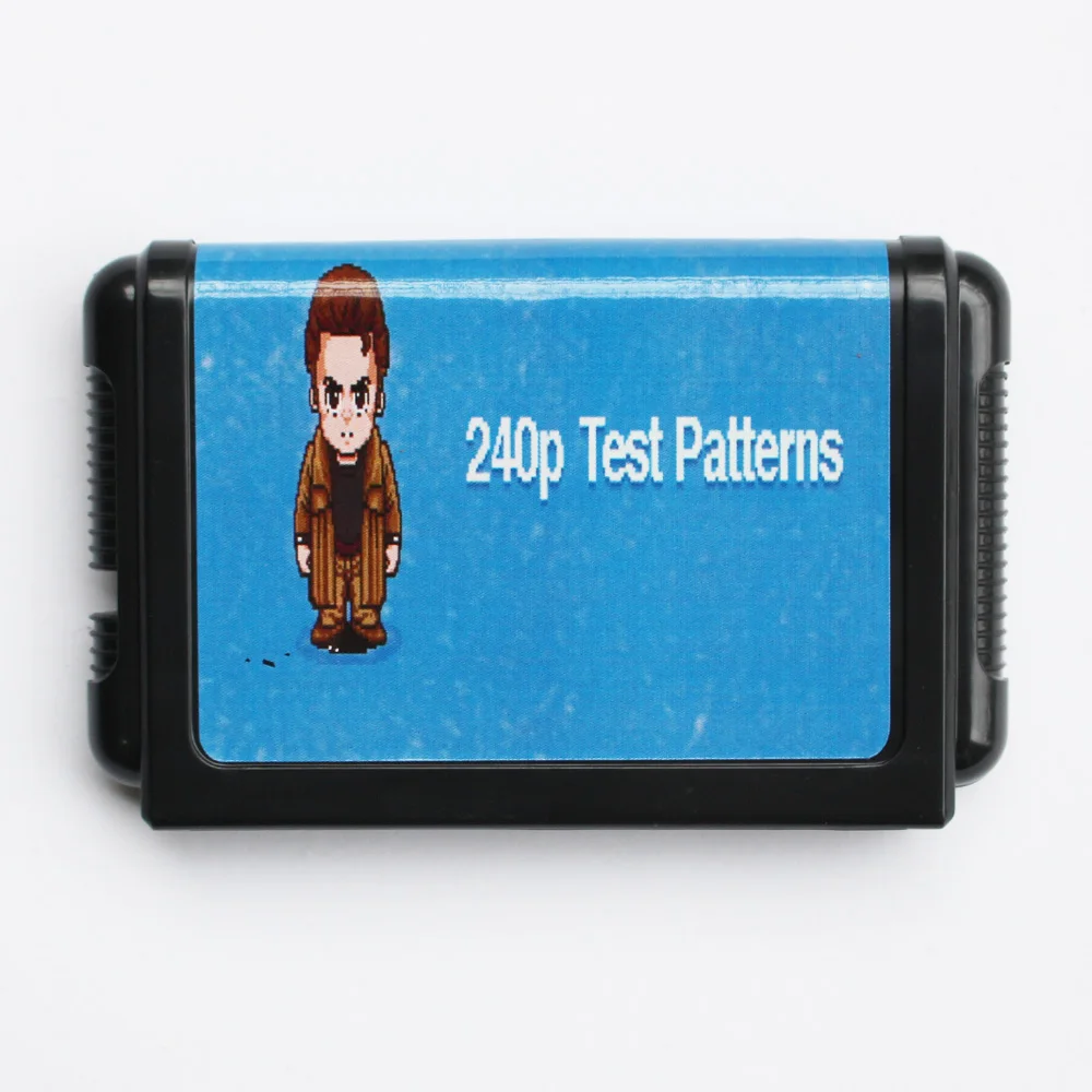 240P أنماط الاختبار 16bit MD بطاقة الألعاب لوحدات التحكم 16 بت Sega MegaDrive Genesis