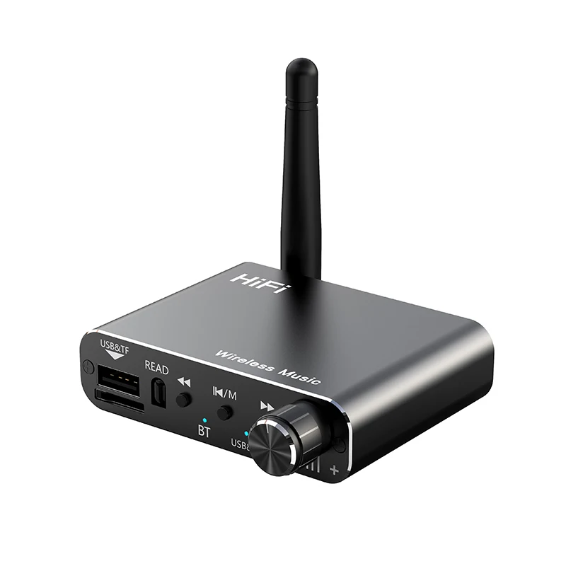 BTV5.4 Wireless Stereo Music Adapter: Lossless Audio Anywhere For TV Car Speaker Bluetooth-compatible /U Disk/TF