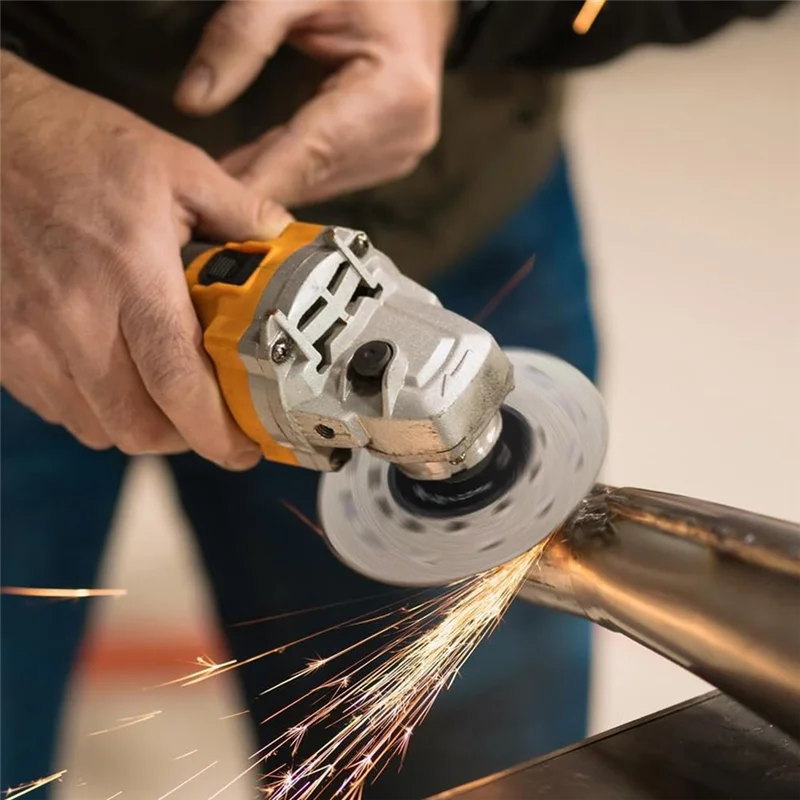 MOPHE-Angle Grinder Cutting Blade For Stone ,4In Super Thin Tile Saw Blade,Rock Slab And Tile Cutting Grinding Disc 5PC