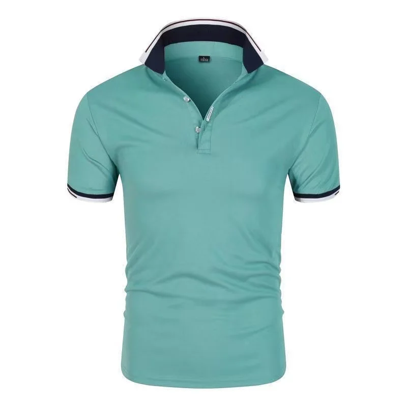 2026 Heißer Verkauf Herren Sommer Casual Atmungsaktives Komfortables Poloshirt Herren Einfarbiges Hochwertiges Kurzarm-T-Shirt
