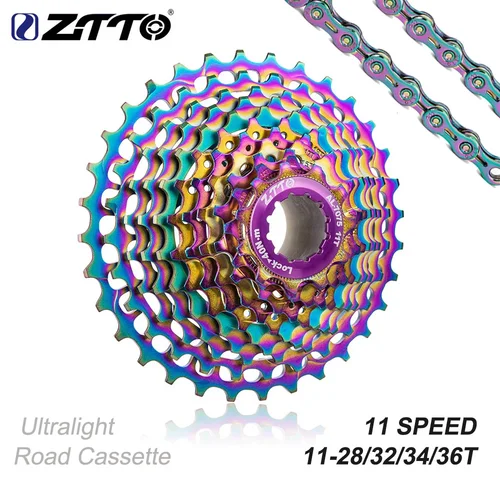 ZTTO-Cassette ultraligero para bicicleta de carretera, 11 velocidades, 11-34T, 11s, 11-28T, piñón 11S, 36T, rueda libre, 11s, 22s, volante K7, 11V, grava