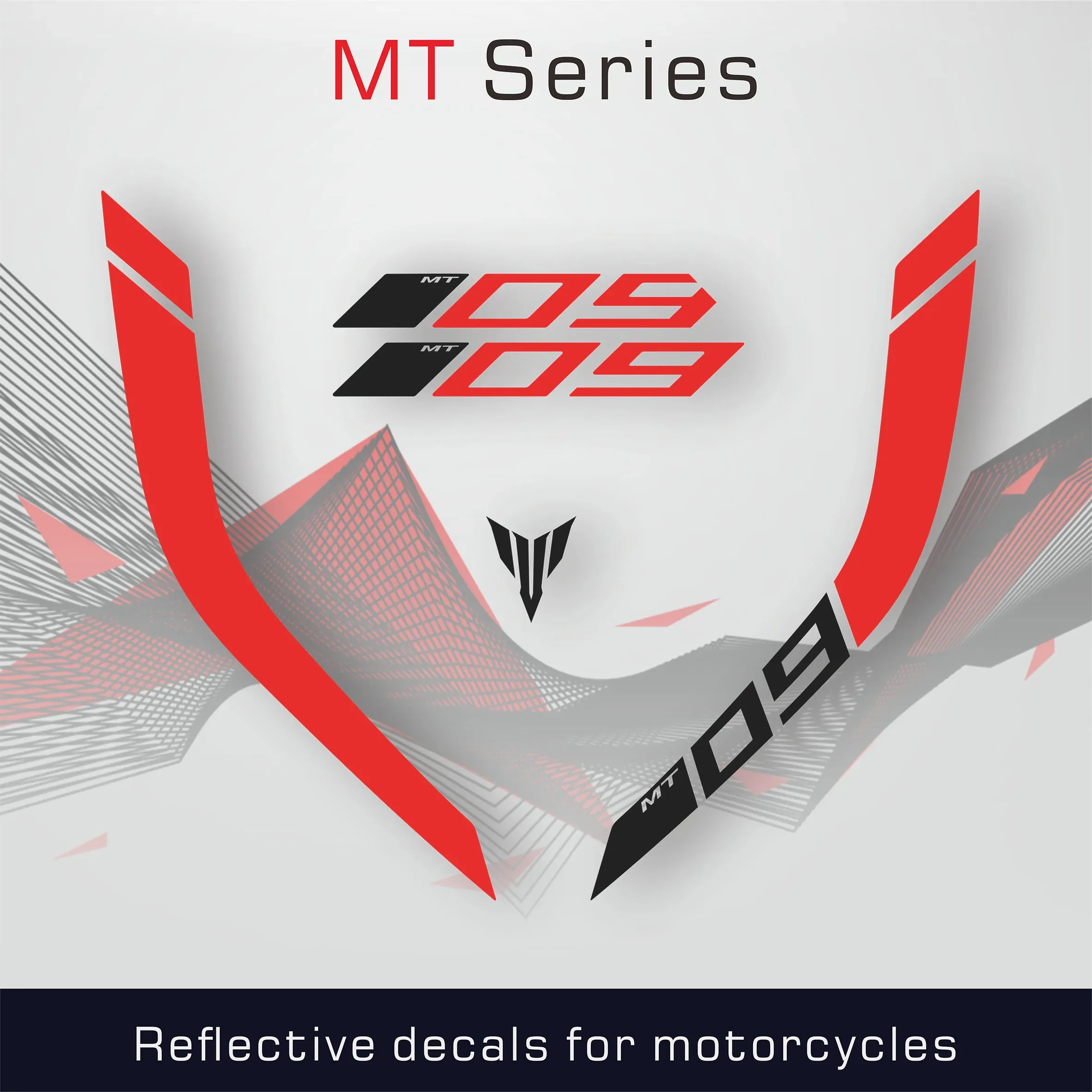 

NEW 3M Motorcycle Sticker Racing MT-09 Fuel Tank Decals Logo Accessories Waterproof For Mt09 Mt 09 mt-09