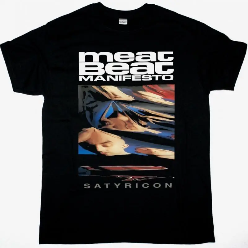 Meat Beat Manifesto Satyricon Retro, Vintage Graphic Unisex  Anime  T-shirts unisex Short Sleeve