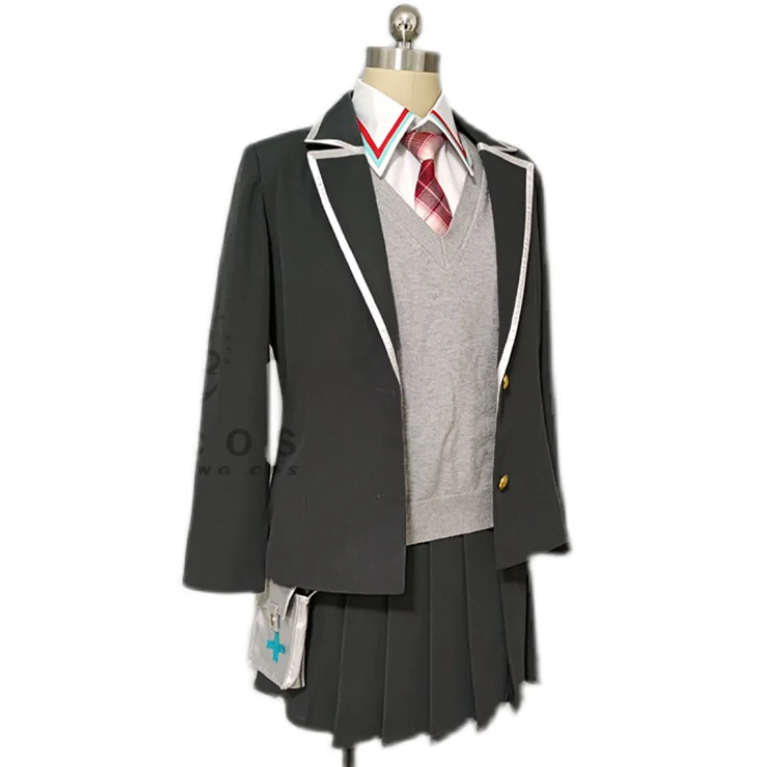 

2022 Vtuber Nijisanji Kenmochi Touya Cosplay Costume Sexual Turn Uniform Dress Halloween Party Suit Only Overcoat