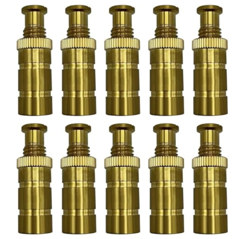 Brass Pool Cover Anchors for 3 4 inch Holes Long Lasting Pool Safety Fasteners Compatible with Most Cover Brands 5 or 10 Pieces