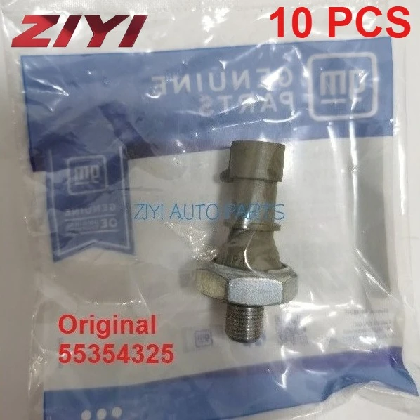 10PCS 55354325 Original Oil Pressure Switch Sensor For Chevrolet Cruze Sonic Aveo Fiat Orlando Opel Vauxhall 55233423 90336039