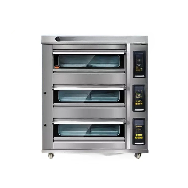 

Three-layer six-plate gas oven