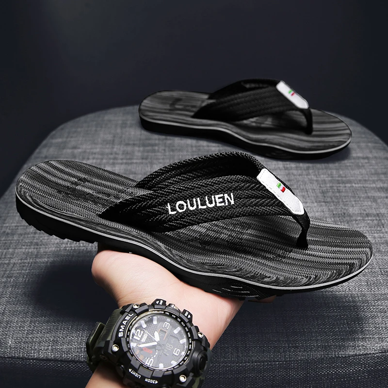 Men's Light Walking Sandals Summer Large Size Fashion Men's Shoes Casual Thick Sole Soft Footwear Men's Women's Slippers - view 3