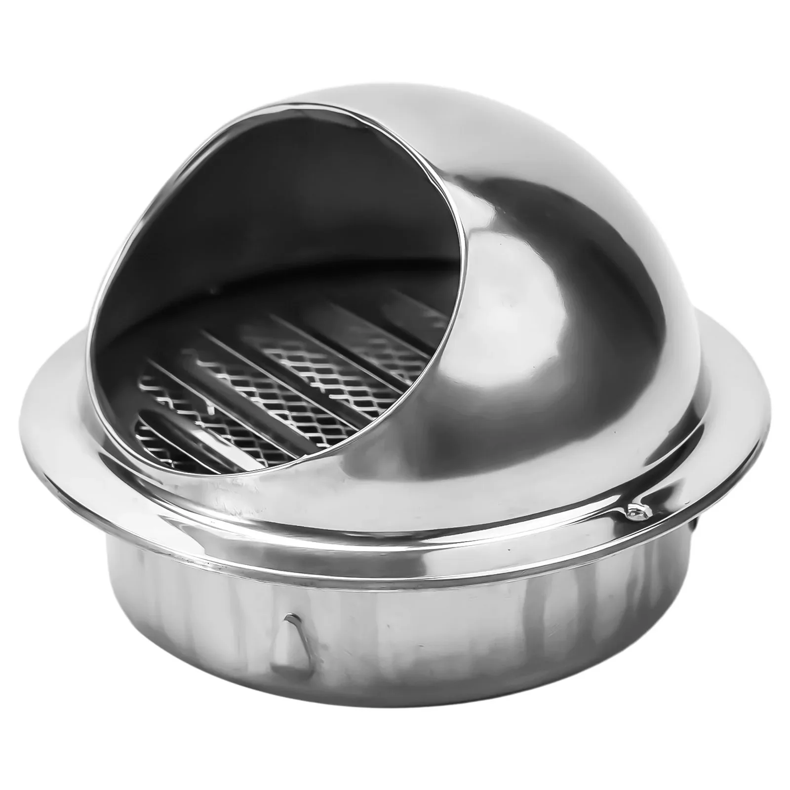 Stainless Steel Air Vent Cap Ducting Ventilation Wall Ceiling Exhaust Grille Cover Heating Cooling Fresh Air Vents Outlet Cap