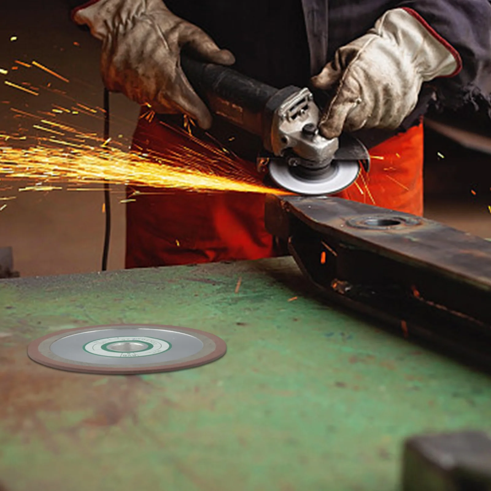 Grinding Wheel 100mm for Metalworking 1 Piece Suitable for Carbide and Hard Steel Enhances Grinding Efficiency and
