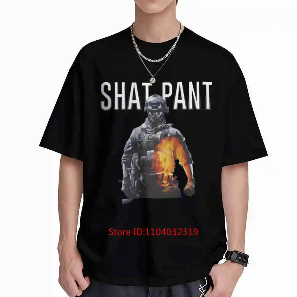 Shat Pant Battlefield BF6 Gaming Gamer Short Sleeve Tee 100% Cotton T-Shirt