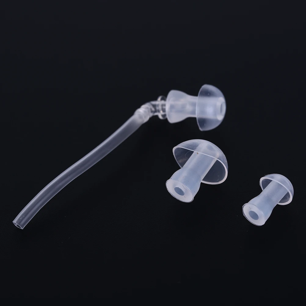 Clear Hearing Aid Earplug Tube Tubes + Domes L M S Size Hearing Aids Accessories Domes with Sound