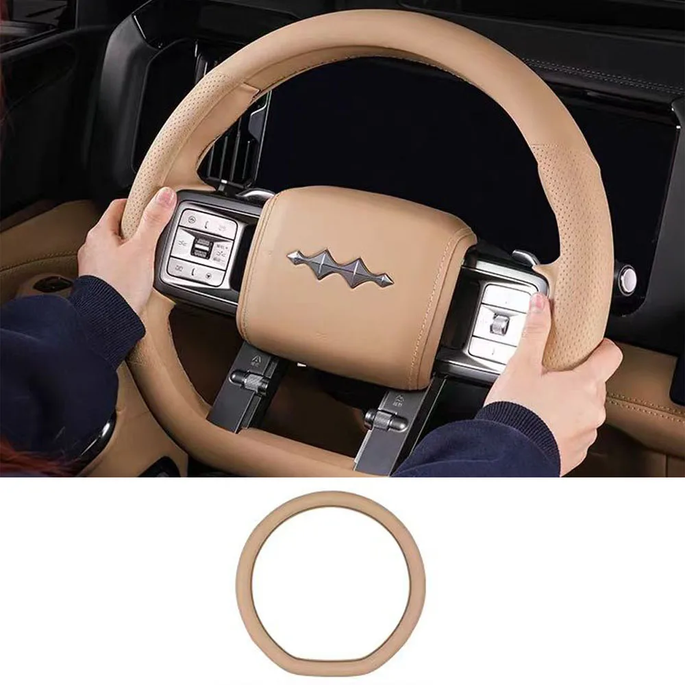 

For BYD Formula Leopard 8 2024 2025 Steering Wheel Cover Protective Cover All Season Universal Anti Slip Handle Cover Interior