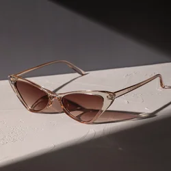 2023 New Cat Eye Small Frame Sunglasses Men's Classic Vintage Sun Glasses Women's Summer Fashion Eyewear UV400 Gafas De Sol