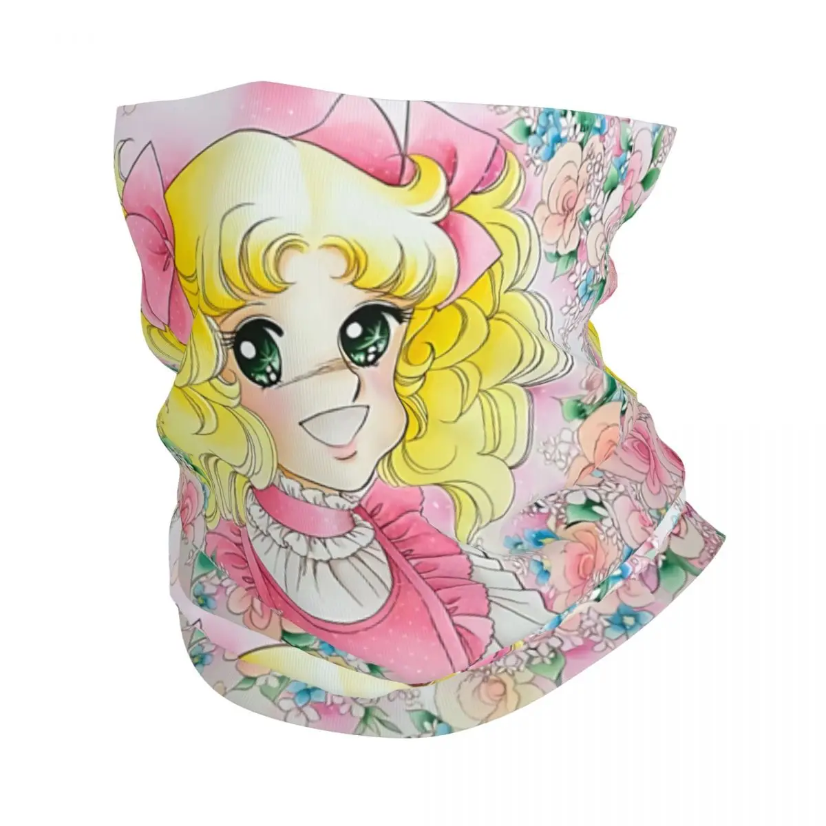 Custom Anime Manga Candy Candy Winter Headband Neck Warmer Men Women Ski Cycling Tube Scarf Face Bandana Gaiter