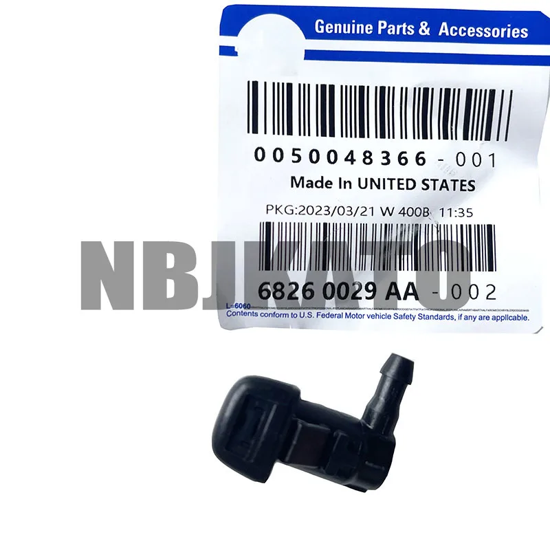 NBJKATO Brand New Windshield Washer Nozzle 68260029AA 05182327AA For Chrysler 300C Dodge Charger 2011-2018