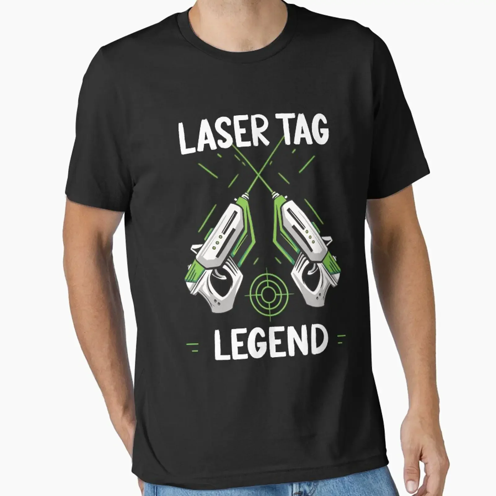 Best Laser Tag Boy Party Indoor Lasertag Game Player Essential T Shirt vintage Washed fashion Breathable Comfortable Stretched