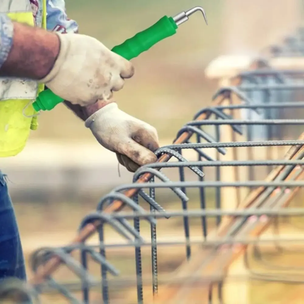 

260mm Rebar Tie Wire Twister Steel Hand Tools Twisting Fence Tool Scalable Automatic Rebar Straight Hook Construction