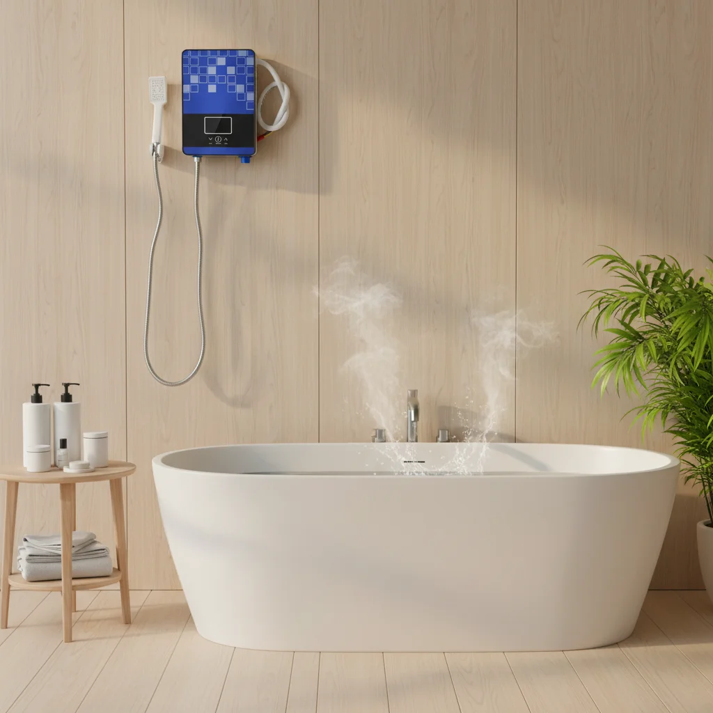 

Электрический водонагреватель, 4500 Вт, 110 В, безбаковый, мгновенного нагрева, для ванной комнаты/отеля