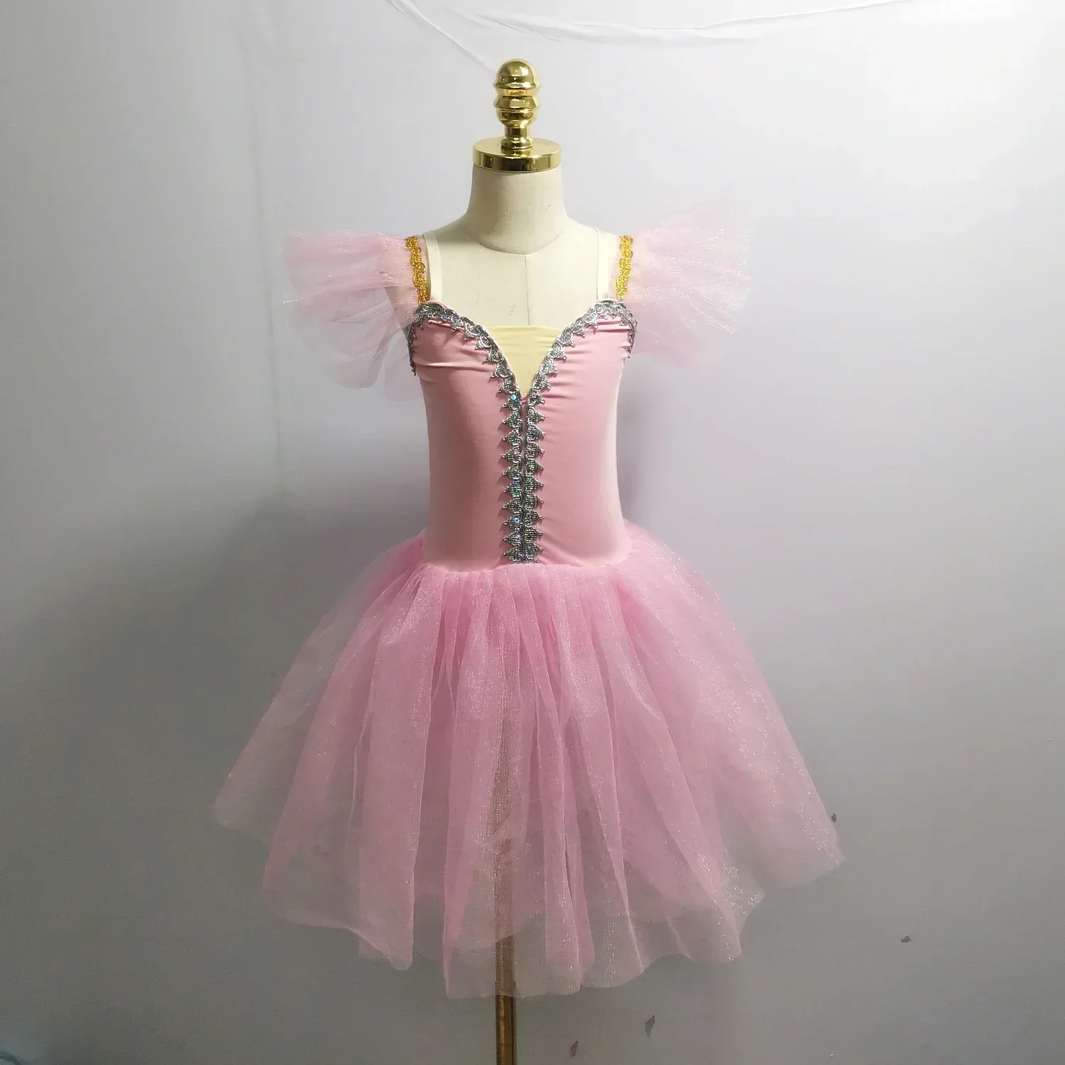 어린이를위한 성인 전문 댄스 스커트 롱 드레스를위한 화이트 발레 투투 스커트 댄스 의상