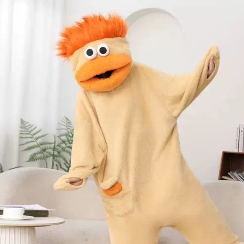5 Kleuren Hete Grote Mond Monster Schattige Grappige Onesie Pyjama's Verdikte Koraal Fleece Huispak Voor Koppels Mannen Vrouwen Herfst Pyjama