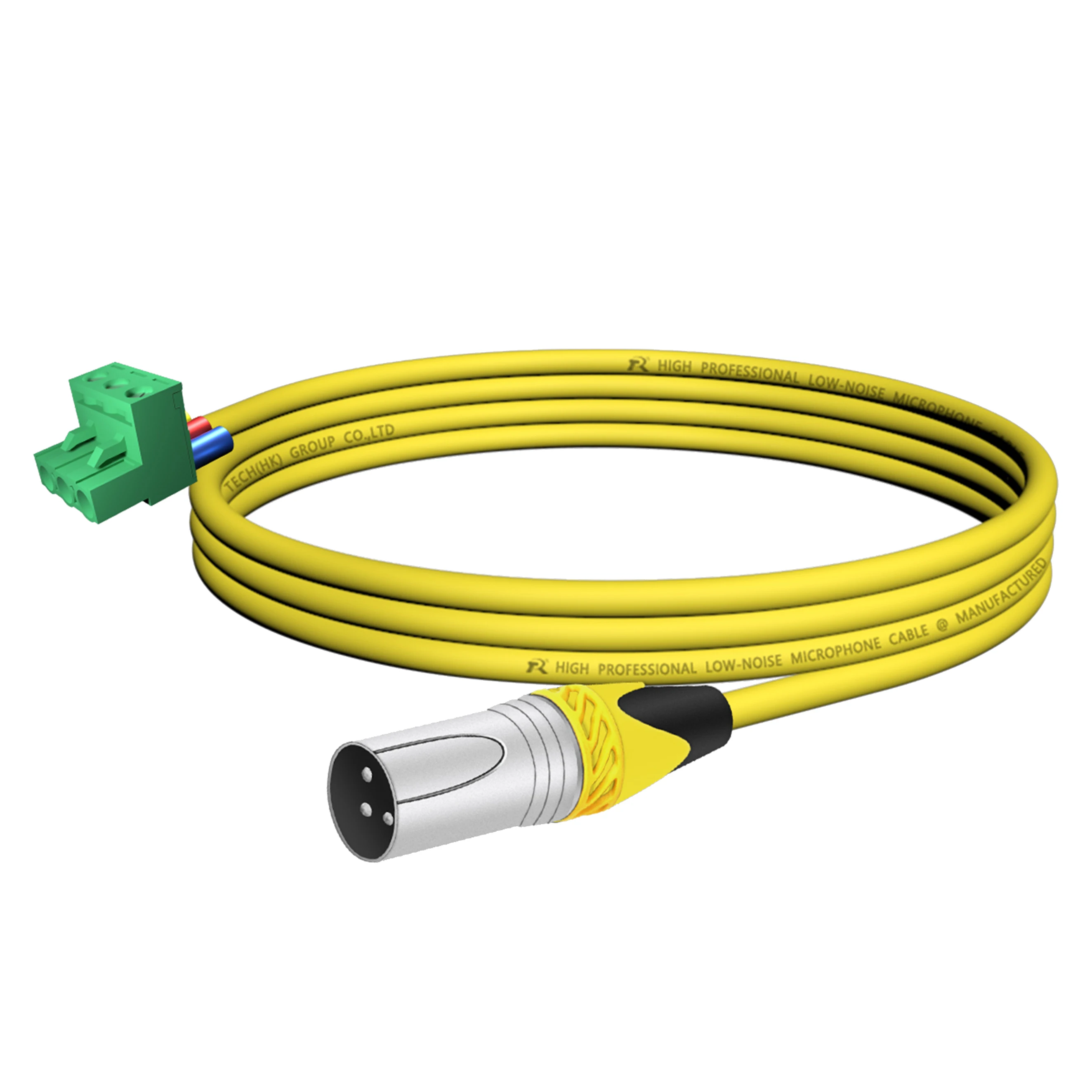 5,08mm 3-Pin Phoenix Terminal zu Direktanschluss 3P XLR-Stecker, Geräuscharmes Abgeschirmtes Mikrofonkabel für Stabile Audiosignalübertragung – Detail 11